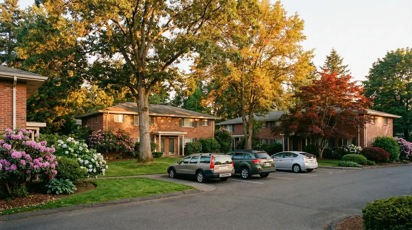 Garden-style apartments